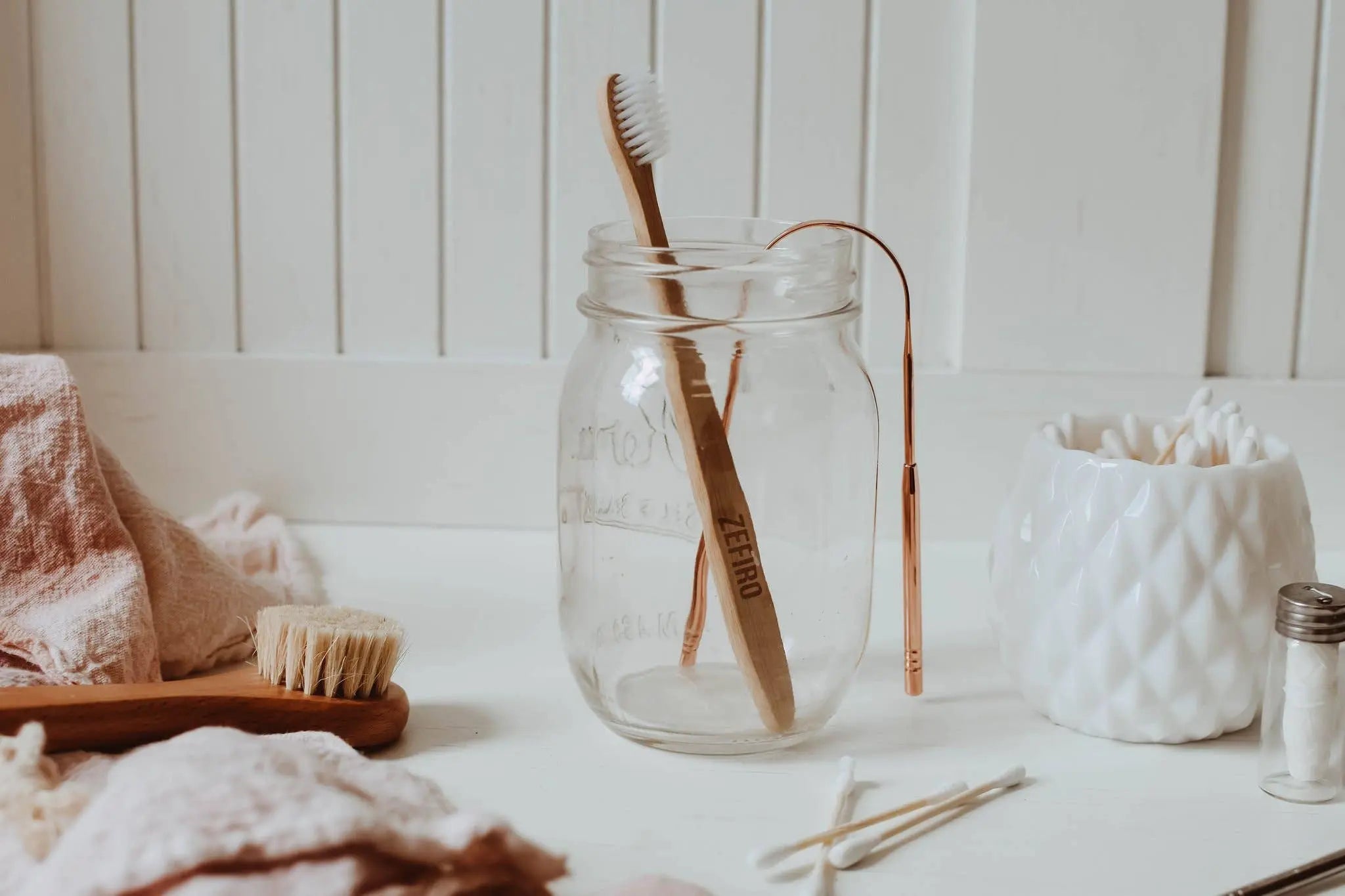 Bamboo Adult Toothbrush - Brown Zefiro