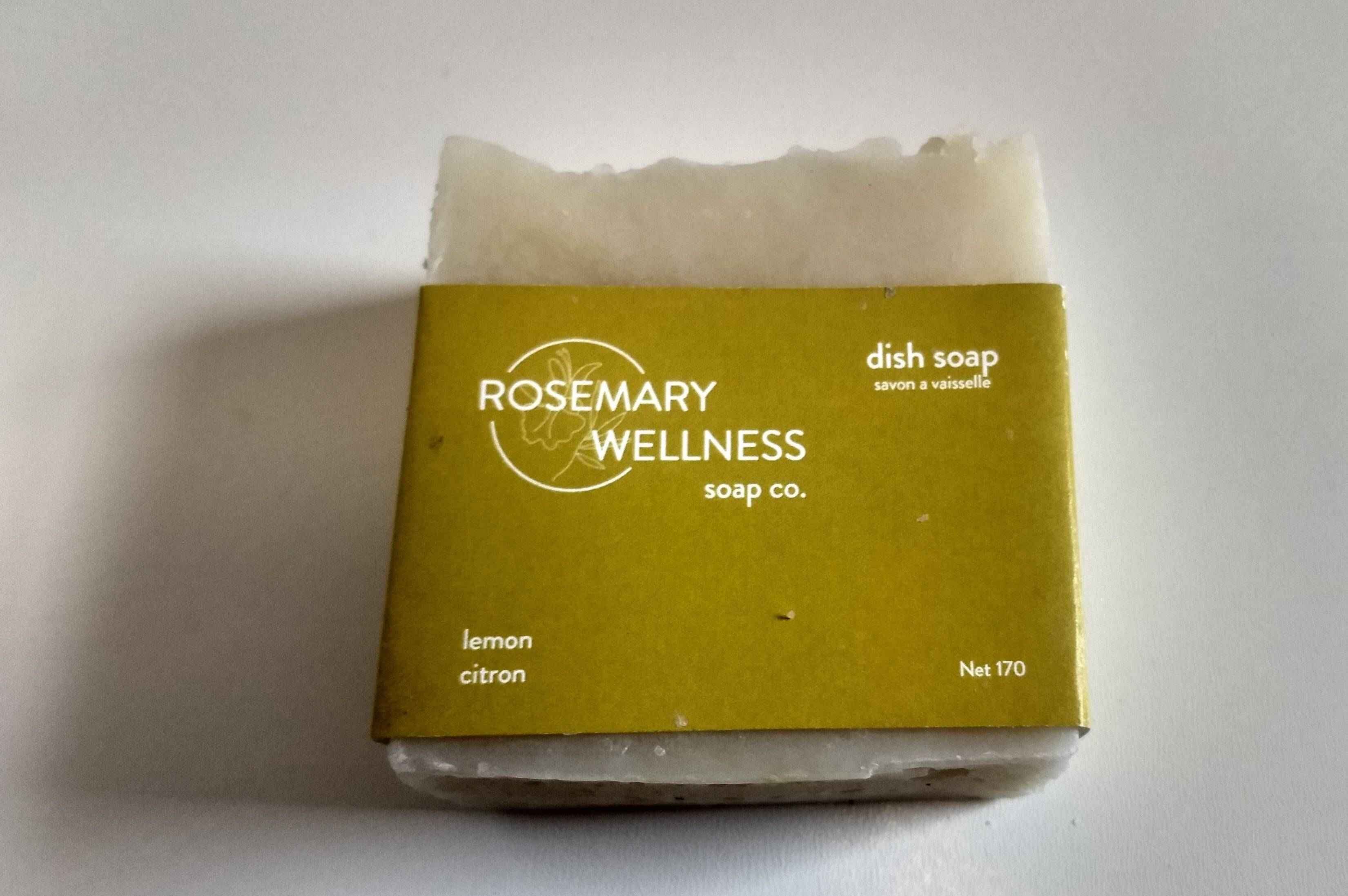 Lemon Dish Soap Bar - Eco-Friendly &amp; Effective Grease Cutter  